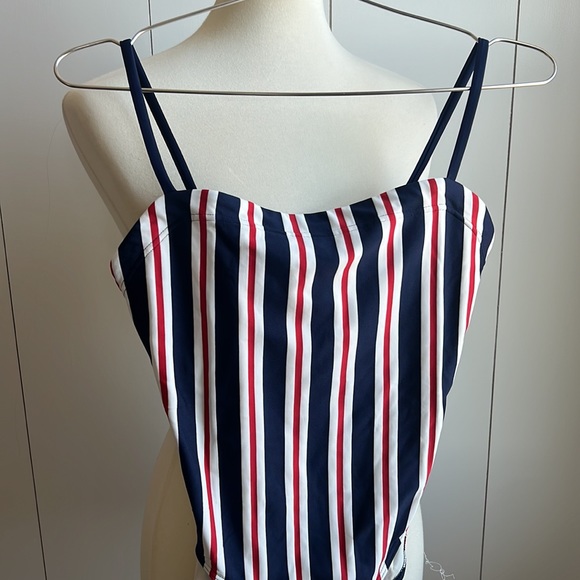 Solid & Striped Gemma Americana stripe one piece suit NWT - Picture 5 of 8